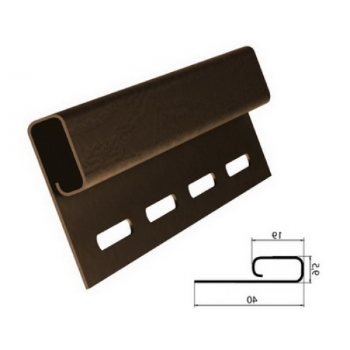 Финишная планка, коричневая купить в Москве