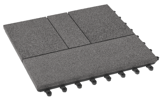 Модульный паркет ДПК GRINDERDECO Комфорт 2 Серый базальт купить в Москве