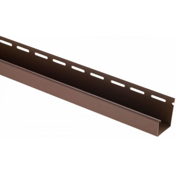 J-профиль Люкс Крашенный, T-15, ВН, Тёмный Орех купить в Москве