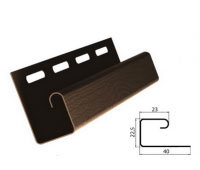 J-профиль, коричневый купить в Москве