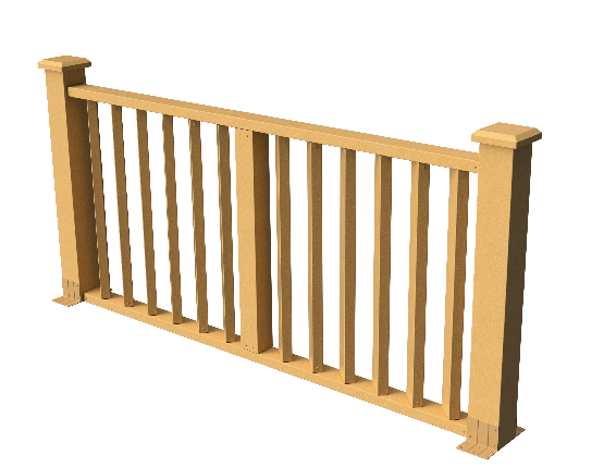 Ограждения декоративное ДПК GRINDERDECO Бруклин песчаник. купить в Москве