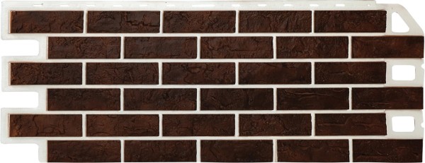 Фасадная панель Альта-Профиль Кирпич Рустикальный 06 купить в Москве
