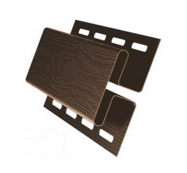 H-профиль (соеденительная планка)для сайдинга, коричневый купить в Москве