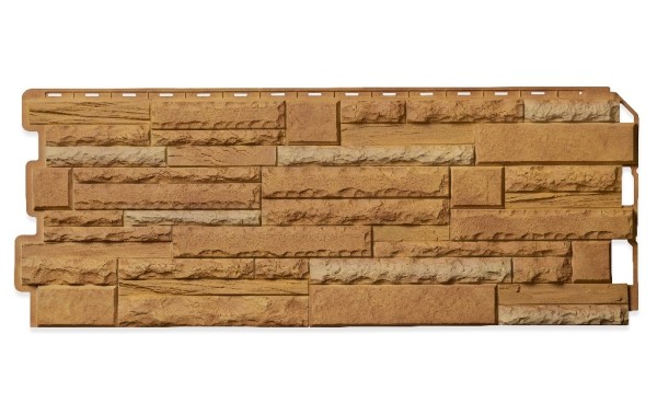 Фасадная панель Цокольный сайдинг Альта профиль Скалистый камень Памир Комби купить в Москве