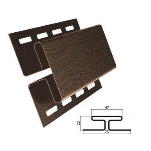 H-профиль, коричневый купить в Москве