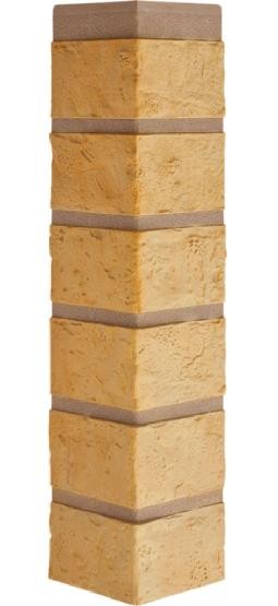 Наружный угол кирпич (желтый), 0,47 х 0,1м купить в Москве