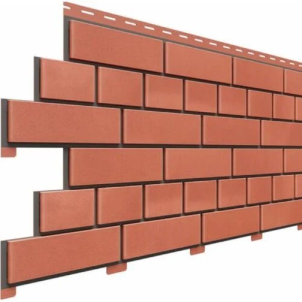 Фасадная панель Доломит Кирпич, Красный купить в Москве