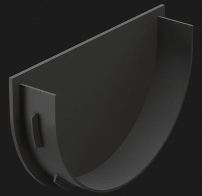 Заглушка воронки Docke Premium ПВХ - Графит