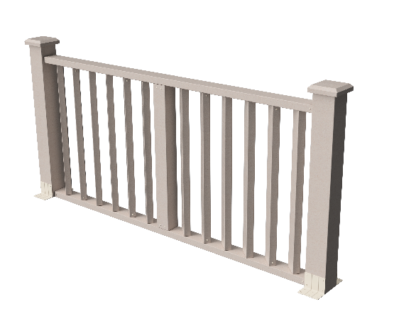 Ограждения декоративное ДПК GRINDERDECO Бруклин выбеленый дуб купить в Москве