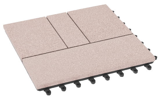 Модульный паркет ДПК GRINDERDECO Комфорт 2 Выбеленный дуб купить в Москве