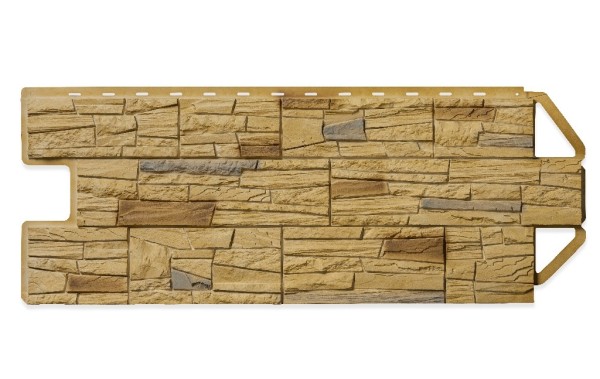 Фасадная панель Цокольный сайдинг Альта профиль Каньон Колорадо Комби купить в Москве