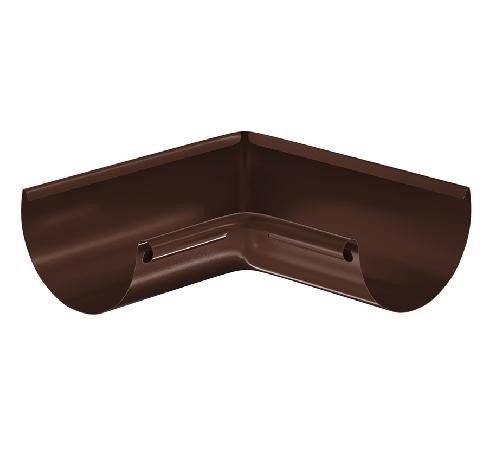 Водосток Aquasistem, система 150/100 - Угол желоба, внутренний 90° RAL 8017 Коричневый купить в Москве