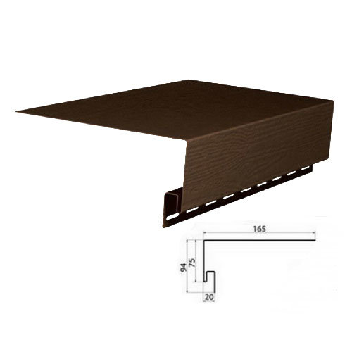 Околооконная планка, коричневая купить в Москве