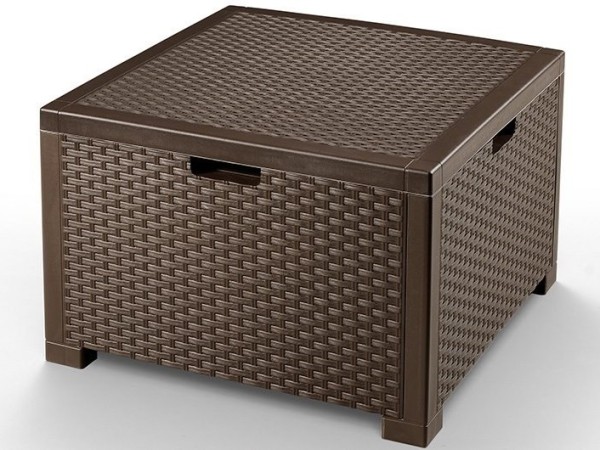 Ящик для подушек тёмно-коричневый купить в Москве