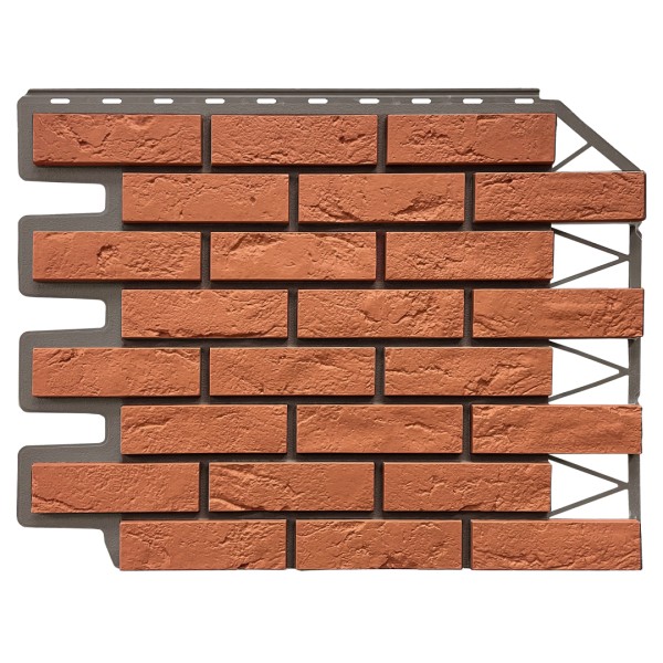Фасадная панель FineBer, Кирпич Баварский, Терракотовый купить в Москве