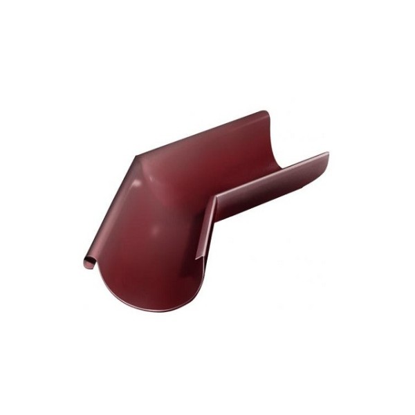 Водосток Grand Line 125x90 – Угол желоба наружный 135° RAL 3005 купить в Москве