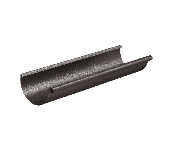 Водосток Aquasistem, Система 150/100 - Водосточный желоб 3.00м RR 32 Тёмно-коричневый matt купить в Москве