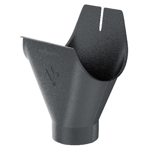 Водосток Aquasistem, Система 125/90 - Воронка желоба RR 23 Маренго matt купить в Москве