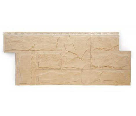 Фасадная панель T-Сайдинг-Гранит Леон ЭКО-2 Кедр купить в Москве