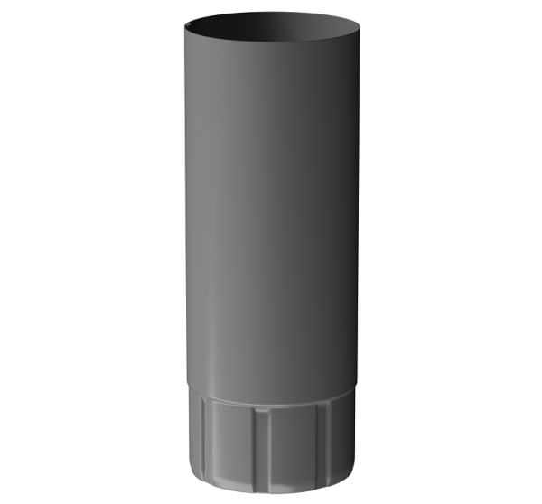 Труба водосточная 3 м D90 Döcke STAL PREMIUM Графит, (RAL 7024) купить в Москве