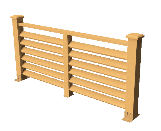 Ограждения декоративное ДПК GRINDERDECO Босфор песчаник купить в Москве