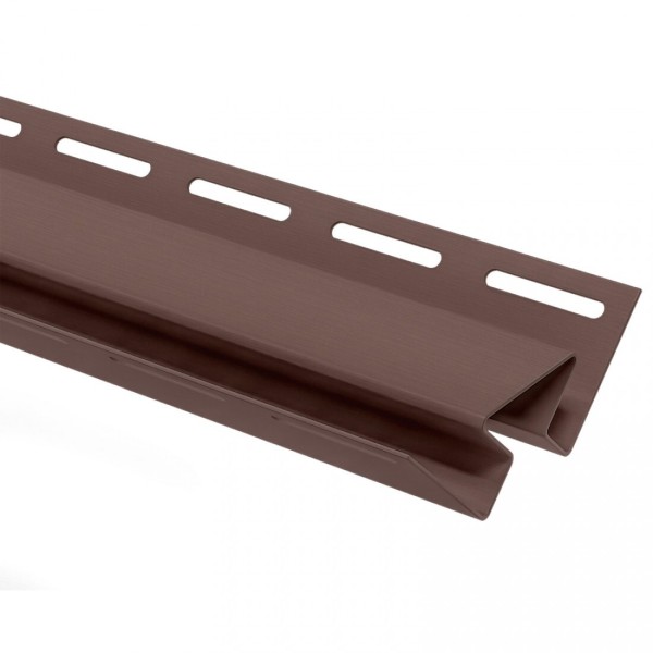Угол внутренний для сайдинга, коричневый купить в Москве