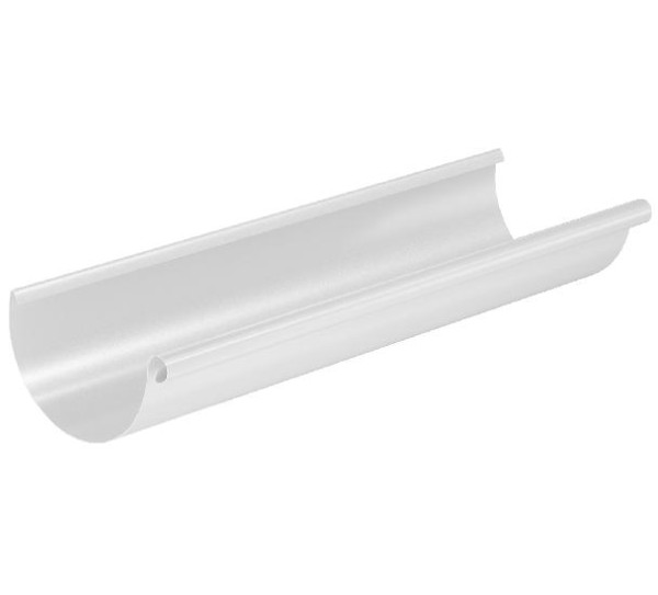 Водосток Aquasistem, система 150x100 - Водосточный желоб 3.00м RR 20 Мраморно-белый купить в Москве