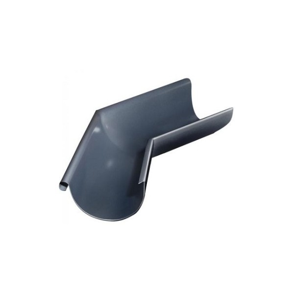 Водосток Grand Line 125x90 – Угол наружный 135° RAL 7024 купить в Москве