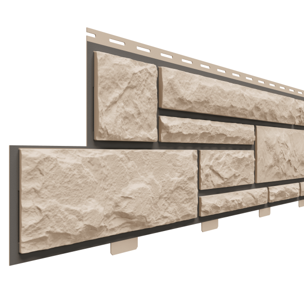 Фасадная панель Доломит, Брусчатка Доломит Орех (3м) купить в Москве