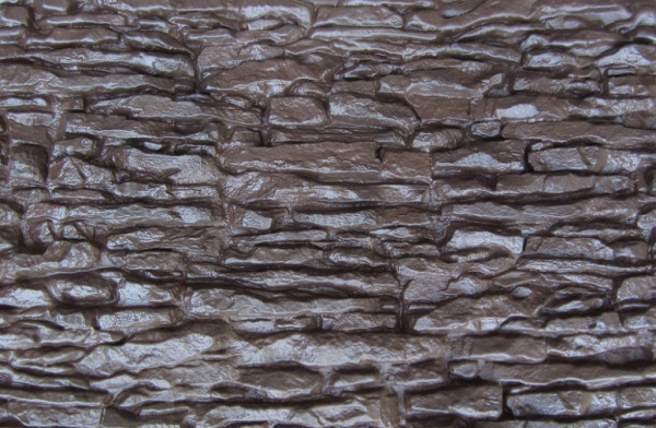 Фасадная панель Аэлит Пласт крупный Коричневый купить в Москве