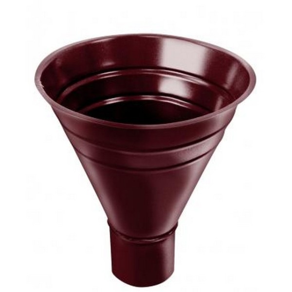 Водосток Grand Line 125x90 – Воронка водосборная RAL 3005 купить в Москве