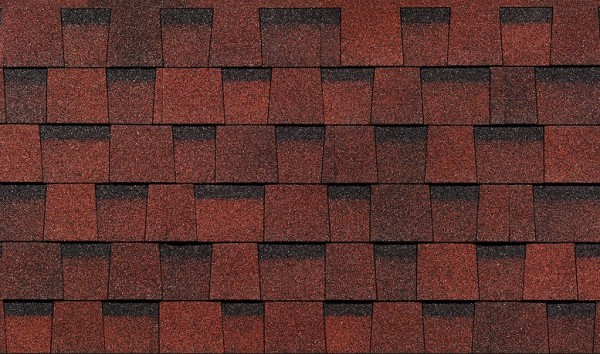 Ламинированная черепиц Docke, DRAGON EUROPA,КРАСНЫЙ купить в Москве