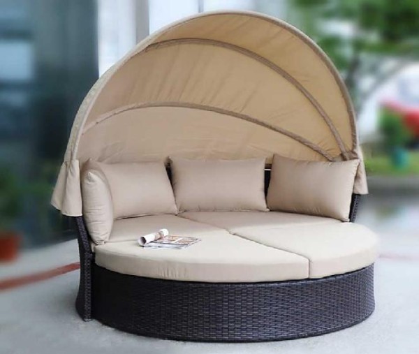 Диван-Трансформер AFINA плетеный из иск. ротанга AFM-325B Brown купить в Москве