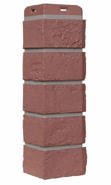 Угол Grand Line состаренный кирпич Элит корица (махагон), ШОВ темно-бежевый купить в Москве