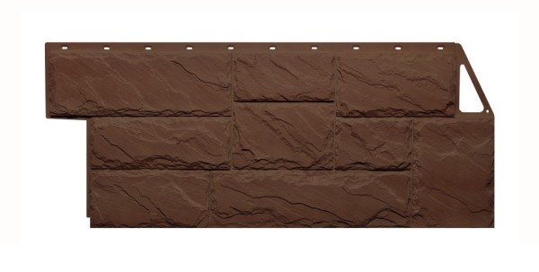 Фасайдинг Серия «Камень крупный» Коричневый купить в Москве