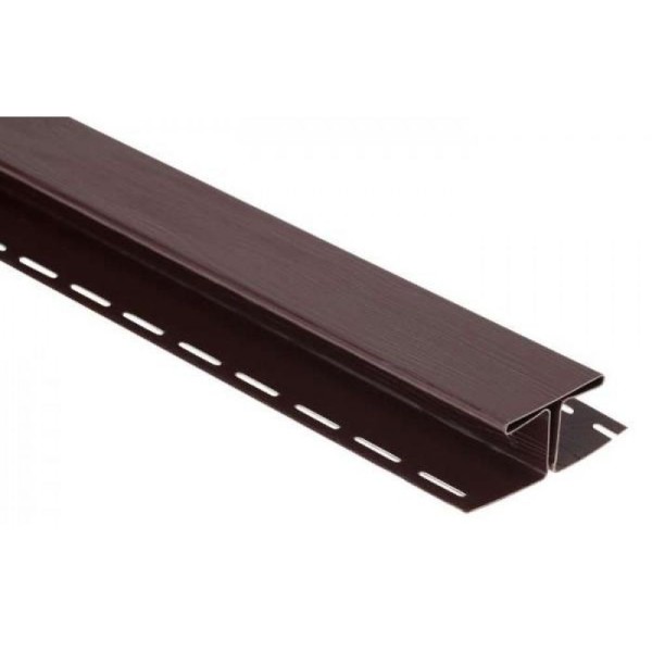 Н-профиль Люкс Крашенный, T-18, ВН, Коричневый купить в Москве