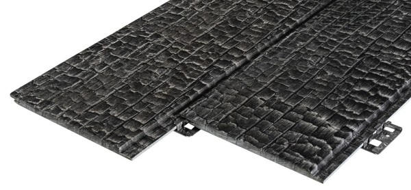 Фиброцементные панели FCSPRO Decor Wood Click Угольное купить в Москве