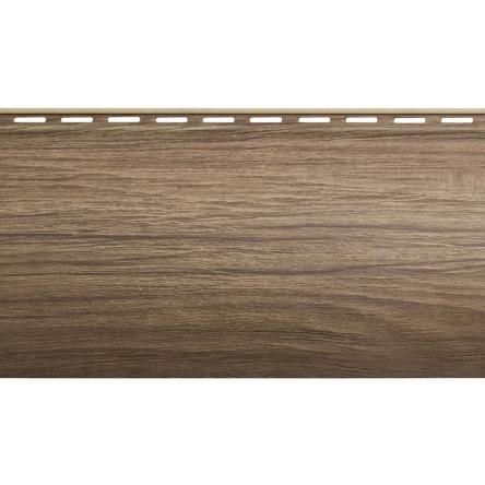 Виниловый сайдинг Люкс Blockhouse BH-01 орех купить в Москве