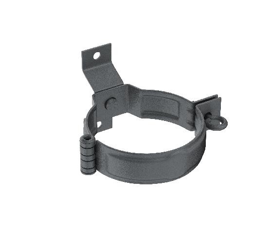 Водосток Aquasistem, Система 125/90 - Декоративный хомут трубы под дерево с комплектом крепления RR 23 Маренго matt купить в Москве