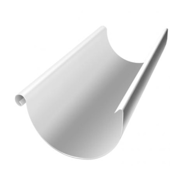 Водосток Grand Line 150x100 – Желоб 3м RAL 9003 купить в Москве