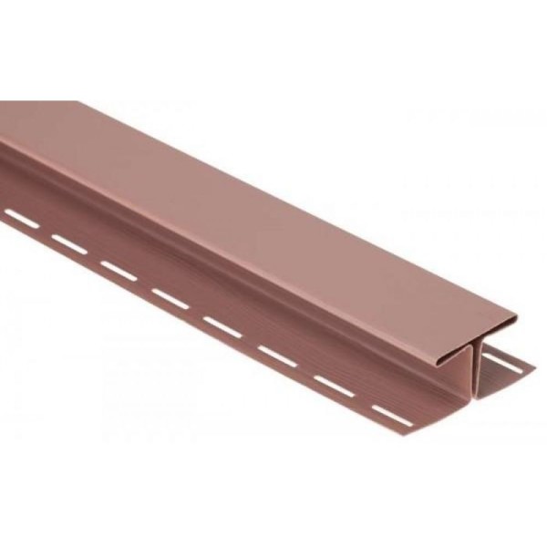 Н-профиль Люкс Крашенный, T-18, ВН, Красно-коричневый купить в Москве