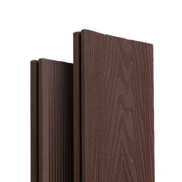 Террасная доска Ecodecking Экстра 3D полнотелая Венге купить в Москве