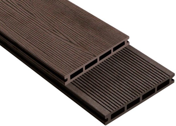 Террасная доска ДПК Outdoor 3D STORM/Вельвет коричневая микс купить в Москве