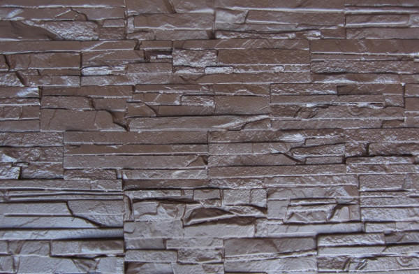 Фасадная панель Аэлит Пласт плоский Коричневый купить в Москве