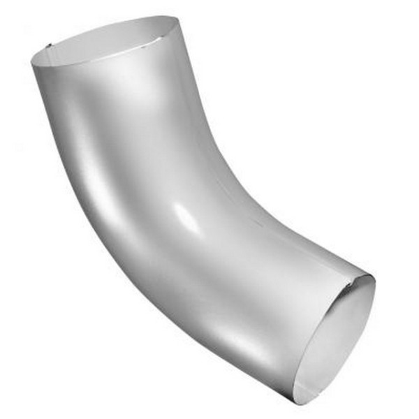 Водосток Grand Line 150x100 – Колено трубы RAL 9003 купить в Москве