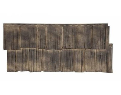 Фасадная панель T-Сайдинг-Щепа дуб Урал