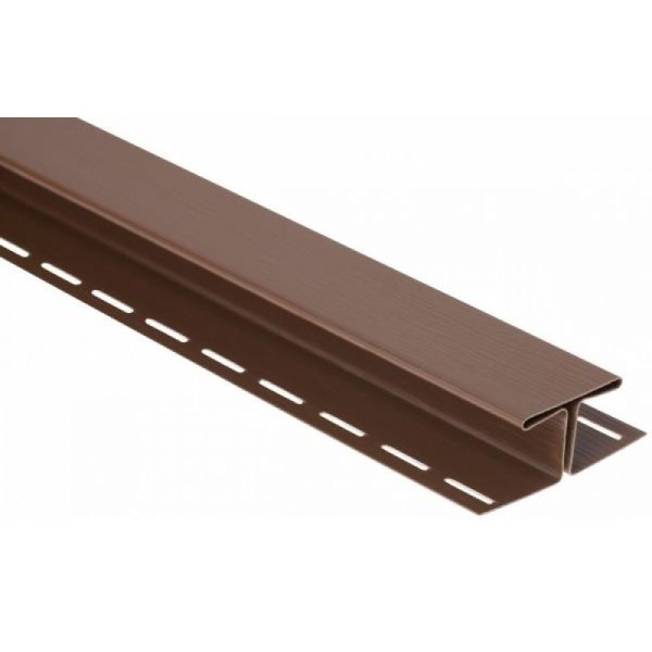 Н-профиль Люкс Крашенный, T-18, ВН, Тёмный Орех купить в Москве