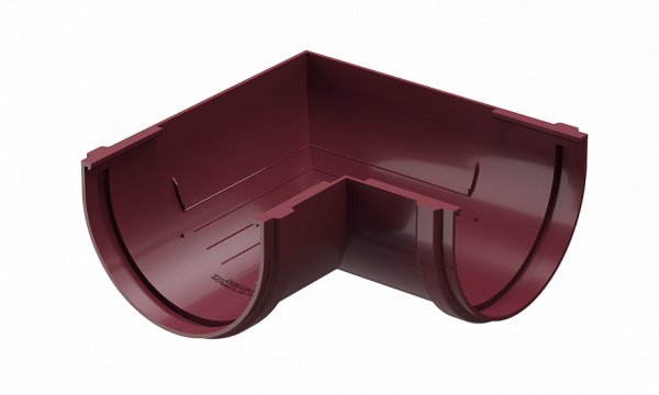 Угловой элемент 90˚ПВХ Docke STANDART красный купить в Москве