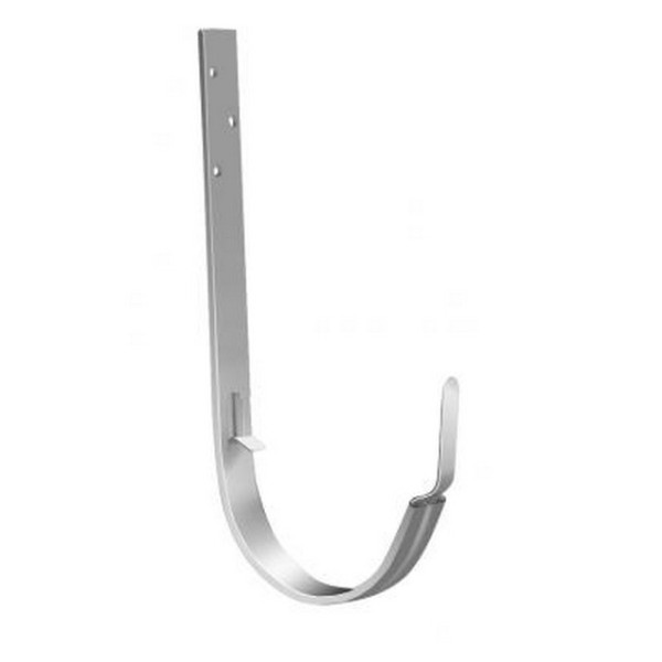 Водосток Grand Line 150x100 – Кронштейн длинный RAL 9003 купить в Москве