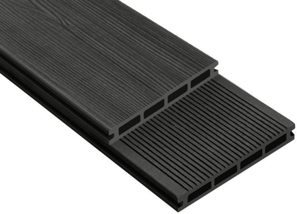Террасная доска ДПК Outdoor 3D STORM/Вельвет черная купить в Москве